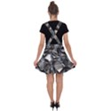 Triangles Polygon Color Silver Uni Velvet Suspender Skater Skirt View2