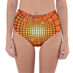 Pattern Background Rings Circle Reversible High-waist Bikini Bottoms by Wegoenart