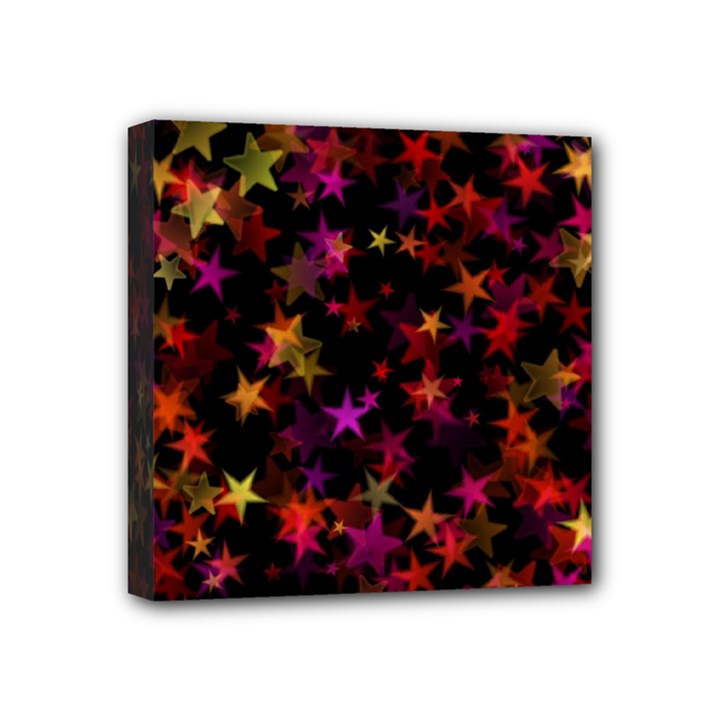 Seamless Star Texture Christmas Mini Canvas 4  x 4  (Stretched)