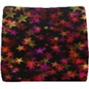 Seamless Star Texture Christmas Seat Cushion View1