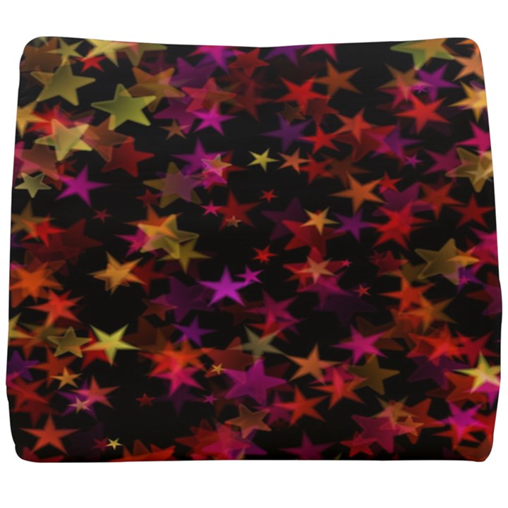 Seamless Star Texture Christmas Seat Cushion