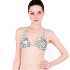 Phone Dial Communication Technology Bikini Top by Wegoenart