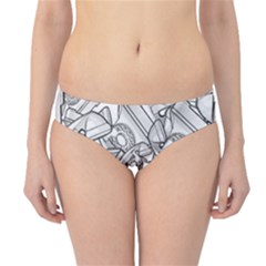 Phone Dial Communication Technology Hipster Bikini Bottoms by Wegoenart