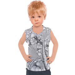 Entwine Fractals Rings Thorns Blow Kids  Mesh Tank Top