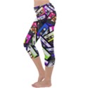 Cassette Many Record Graphics Capri Yoga Leggings View2