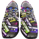 Cassette Many Record Graphics Women Heeled Oxford Shoes View1