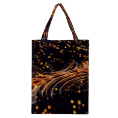 Abstract Background Particles Wave Classic Tote Bag by Wegoenart