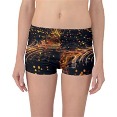 Abstract Background Particles Wave Boyleg Bikini Bottoms by Wegoenart