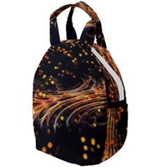 Abstract Background Particles Wave Travel Backpacks by Wegoenart