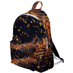 Abstract Background Particles Wave The Plain Backpack by Wegoenart