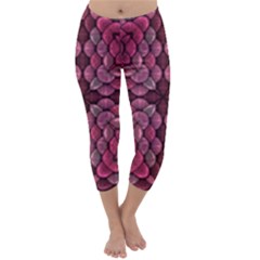 Abstract Pattern Mandala Decorative Capri Winter Leggings  by Wegoenart