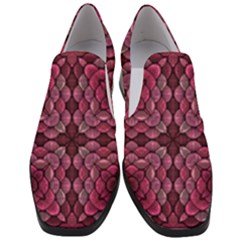 Abstract Pattern Mandala Decorative Women Slip On Heel Loafers by Wegoenart