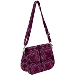 Abstract Pattern Mandala Decorative Saddle Handbag