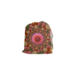 Arrangement Blossom Bloom Drawstring Pouch (xs) by Wegoenart