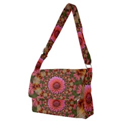 Arrangement Blossom Bloom Full Print Messenger Bag (m) by Wegoenart