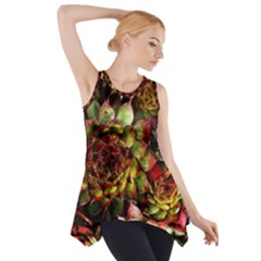 Plant Succulents Succulent Side Drop Tank Tunic by Wegoenart