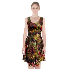 Plant Succulents Succulent Racerback Midi Dress by Wegoenart