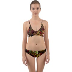 Plant Succulents Succulent Wrap Around Bikini Set by Wegoenart