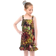 Plant Succulents Succulent Kids  Overall Dress by Wegoenart