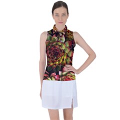 Plant Succulents Succulent Women’s Sleeveless Polo