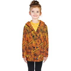 Autumn Leaves Forest Fall Color Kids  Double Breasted Button Coat by Wegoenart