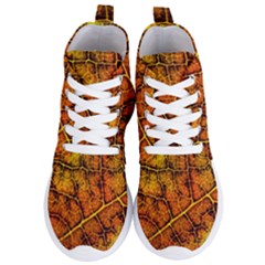 Autumn Leaves Forest Fall Color Women s Lightweight High Top Sneakers by Wegoenart