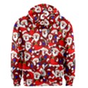 Nicholas Santa Christmas Pattern Men s Zipper Hoodie View2