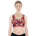 Nicholas Santa Christmas Pattern Sports Bra With Pocket View1