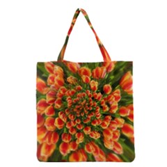 Tulips Arrangement Many Blossom Grocery Tote Bag by Wegoenart