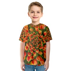 Tulips Arrangement Many Blossom Kids  Sport Mesh Tee