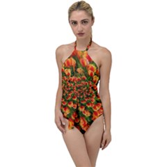 Tulips Arrangement Many Blossom Go With The Flow One Piece Swimsuit