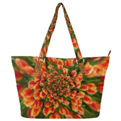 Tulips Arrangement Many Blossom Full Print Shoulder Bag by Wegoenart