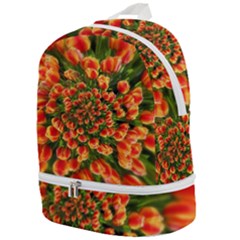 Tulips Arrangement Many Blossom Zip Bottom Backpack