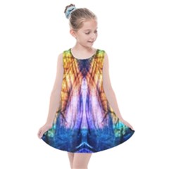 Abstract Pattern Color Colorful Kids  Summer Dress by Wegoenart