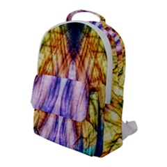 Abstract Pattern Color Colorful Flap Pocket Backpack (large) by Wegoenart