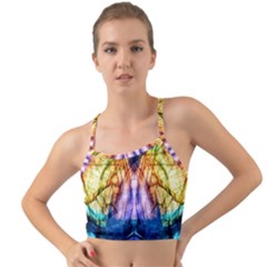 Abstract Pattern Color Colorful Mini Tank Bikini Top