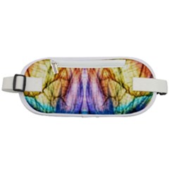 Abstract Pattern Color Colorful Rounded Waist Pouch