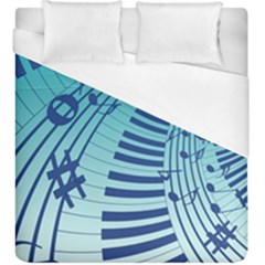 Music Piano Treble Clef Clef Duvet Cover (king Size) by Wegoenart