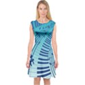 Music Piano Treble Clef Clef Capsleeve Midi Dress View1