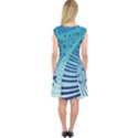 Music Piano Treble Clef Clef Capsleeve Midi Dress View2