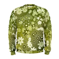 Flowers Abstract Background Men s Sweatshirt