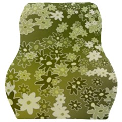 Flowers Abstract Background Car Seat Velour Cushion  by Wegoenart