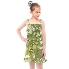 Flowers Abstract Background Kids  Overall Dress by Wegoenart