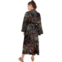 Geometry Mathematics Fractals 3d Maxi Kimono View2