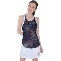 Geometry Mathematics Fractals 3d Racer Back Mesh Tank Top