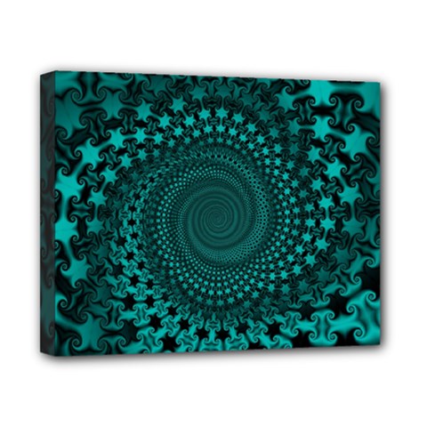 Spiral Abstract Pattern Background Canvas 10  X 8  (stretched) by Wegoenart