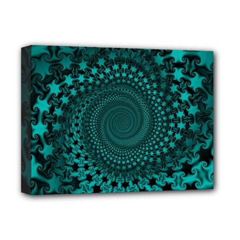 Spiral Abstract Pattern Background Deluxe Canvas 16  X 12  (stretched)  by Wegoenart