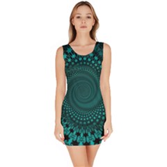 Spiral Abstract Pattern Background Bodycon Dress by Wegoenart