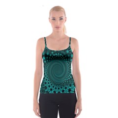 Spiral Abstract Pattern Background Spaghetti Strap Top by Wegoenart