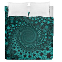 Spiral Abstract Pattern Background Duvet Cover Double Side (queen Size) by Wegoenart